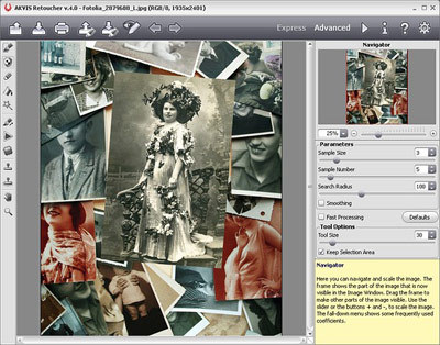 AKVIS Retoucher Screenshot
